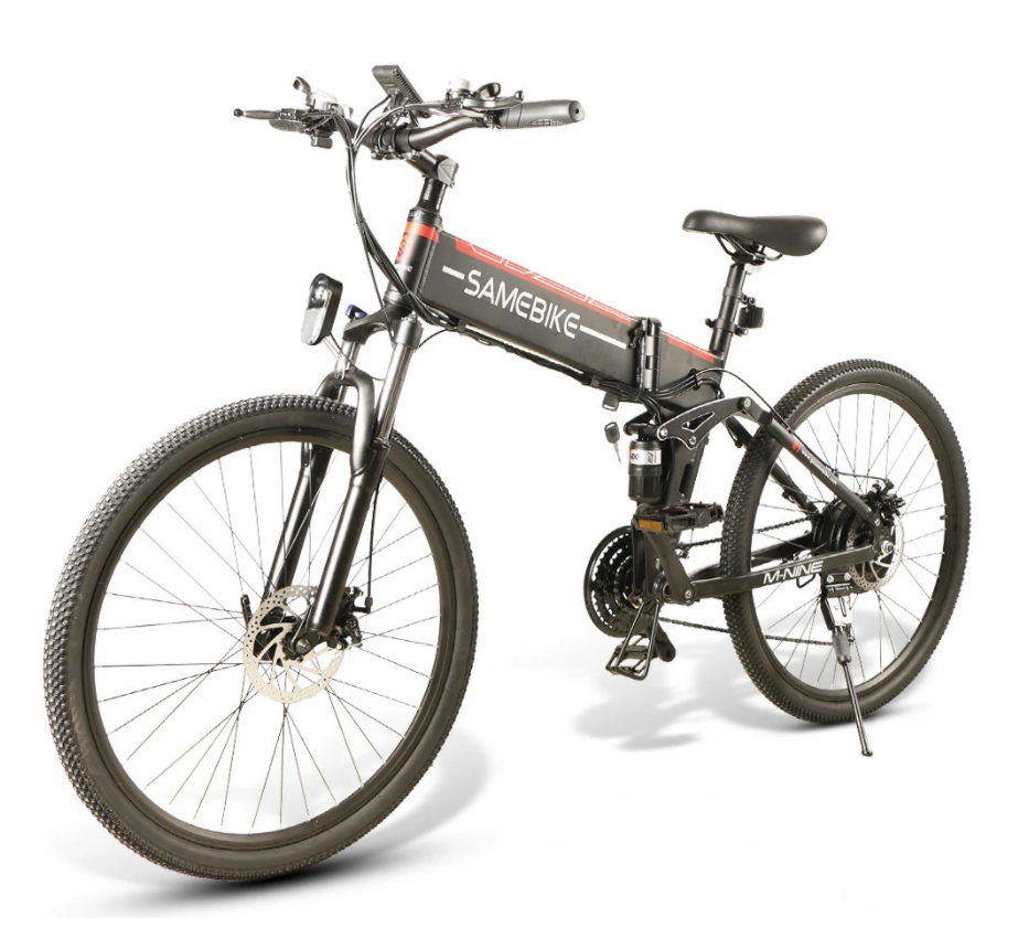 SAMEBIKE LO26 Spoke Tire Bici elettrica pieghevole 10.4Ah 48V 500W 35km/h  Carico massimo 150kg - Sindrome da Shopping