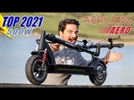 Aerlang AERO Black Edition - 500W 17,5 Ah con DOPPIO ammortizzatore Anteriore e posteriore 46km/h di velocità e accelerazione regolabile 80km di autonomia