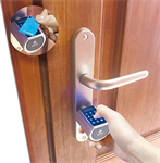 WE.LOCK Cilindro serratura intelligente, Doppia password, Bluetooth, sblocco tramite APP - Installazione facile