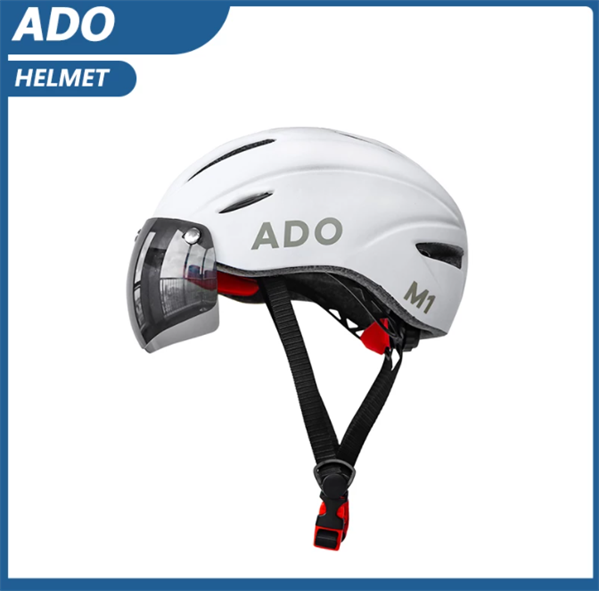 ADO Casco da bici sportivo Unisex con Rivoluzionaria visiera Magnetica