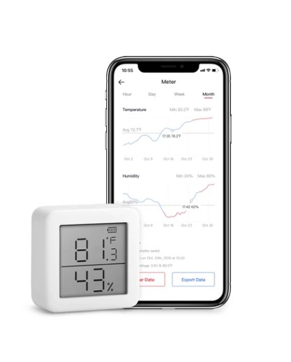 SwitchBot Meter - Sensore Smart di temperatura e di Umidità