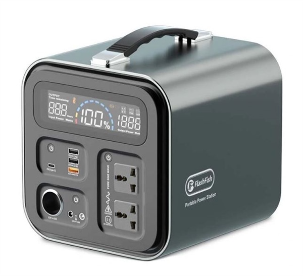 FlashFish power station da 220V 600W capacità148800mAh 550Wh