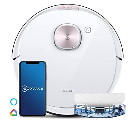 ECOVACS Robot aspirapolvere lavapavimenti Deebot OZMO T8 Pure