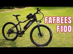 FAFREES F100 Bici Elettrica a Pedalata assistita da 26" con Motore da 250W e Batteria da 48.1V 11.6Ah (558Wh) di capacità e velocità massima di 32Km/h