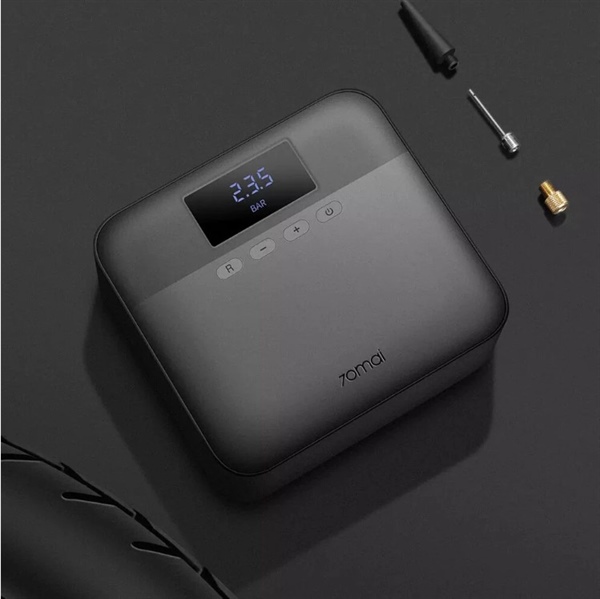 Xiaomi Pompa ad aria portatile 12V con Display digitale per pneumatici auto, Monopattini, Moto, Bici, Auto, Palloni...