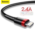 Cavo USB Lightning da 2,4A di qualità Ricarica Rapida + Trasferimento Dati per dispositivi Apple iPhone iPad