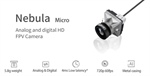 Caddx Nebula Micro ( digitale e analogico ) 2.1mm 1000TVL 720p/60fps supporta sia DJI sia Caddx Vista
