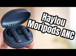 Haylou Moripods ANC Auricolari BT5.2 con Cancellazione del rumore attiva e modalità passthrough e durata batteria di 8/30 ore (con ANC attivo)