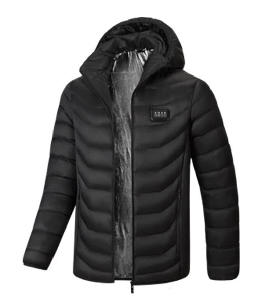 TENGOO HZ-23 Giacca termica riscaldante a 23 zone con zip e cappuccio unisex