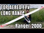 VolantexRC Ranger 2000 V757-8 Aereo Fantastico per Long Range con apertura alare di 2000mm con Flaps e predisposto per FPV