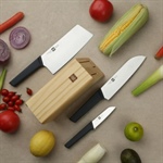 HuoHou Set di coltelli da cucina in acciaio inossidabile antiaderente