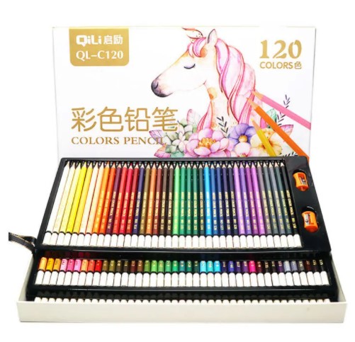 QiLi 120 matite colorate a olio
