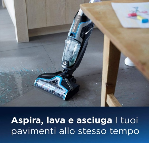 BISSELL CrossWave Aspira, Lava & Asciuga pavimenti - In VOLO con ISSAM