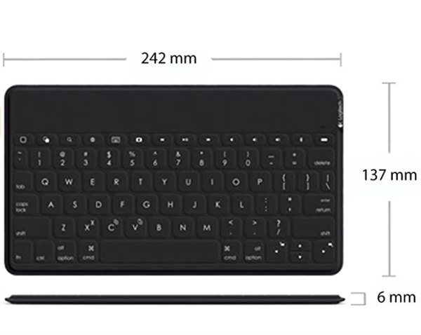 Logitech Keys-To-Go Tastiera Wireless Bluetooth, Layout Italiano