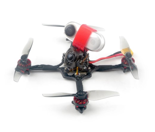 Happymodel Crux3 Micro quadricottero Toothpick da 115mm per FPV BNF VTX 25/200mW Caddx ANT 1200TVL con supporto insta360 GO