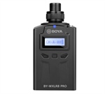 Boya BY-WXLR8 Pro Microfono Trasmettitore con doppio connettore XLR + Jack 3.5 48-Canali con Display Lcd