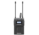BOYA RX8 Pro Ricevitore Wireless UHF DOPPIO CANALE (registra in mono e/o stereo su tutti e due i canali contemporaneamente)