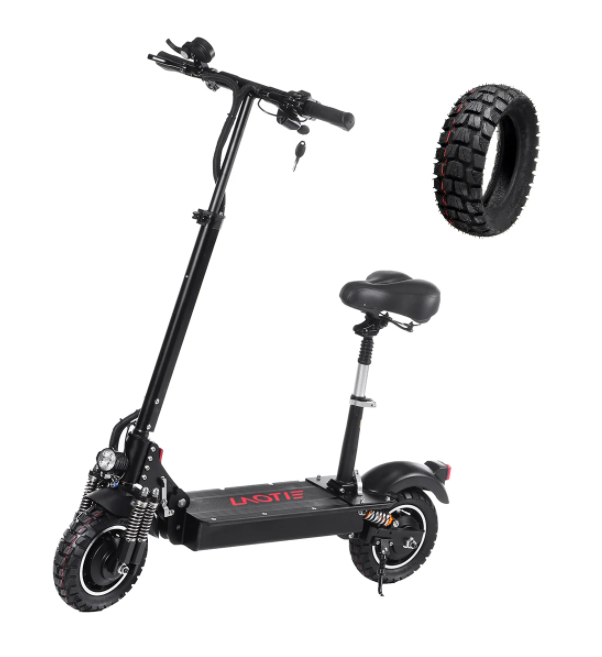 Trotinette électrique Ladped 10 Pouces - Pliante, Autonomie 30 Km, Charge 120 Kg - Neuf Avec App