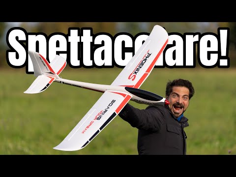 Drfeify Aereo Aliante In Schiuma EVA 56g: Vola Lontano, Gioco All'Aperto Per Bambini (Rosso)