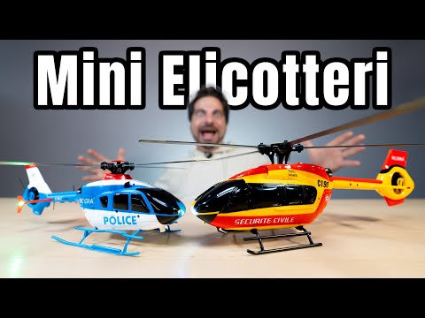 Elicottero Radiocomandato Toucan Hobby C190 ERA 1/14, 6CH, Doppio Motore Brushless. Modello H145, Colori Rosso E Giallo.