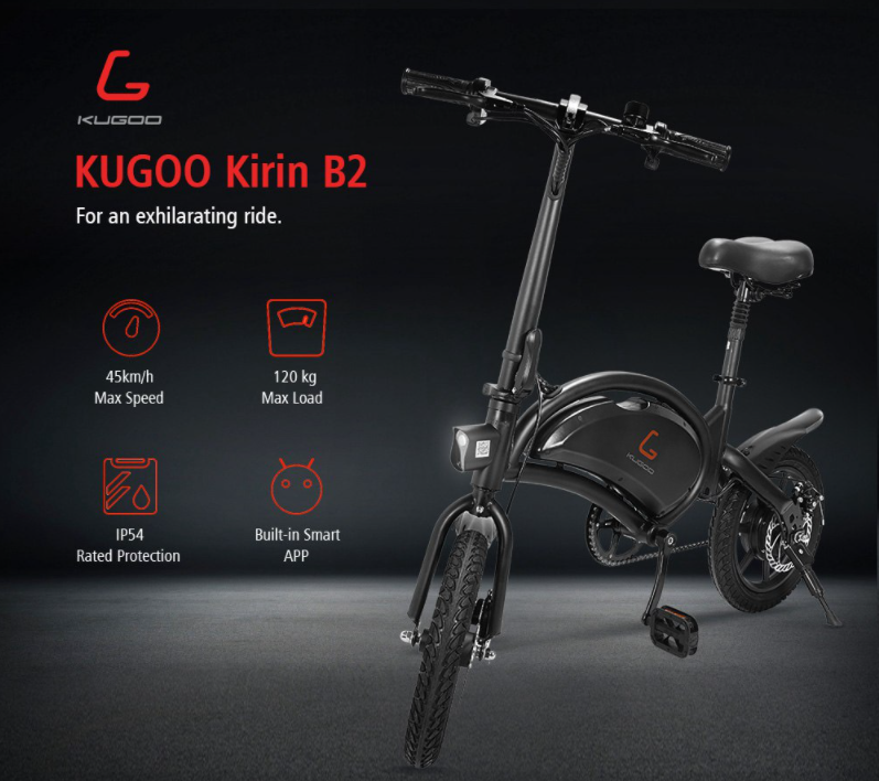 KUGOO KIRIN B2 400W 7.5AH 45km/h - Sindrome da Shopping